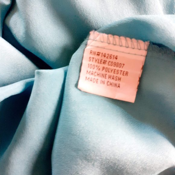 Sleeveless Sundress Blue-Green/Teal Color Size L - Picture 5 of 5